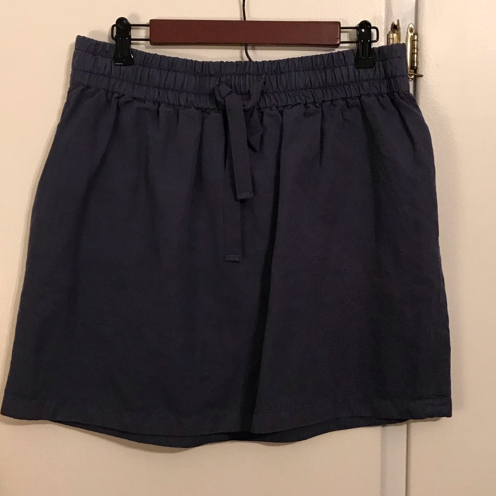 J. Crew casual paper bag skirt